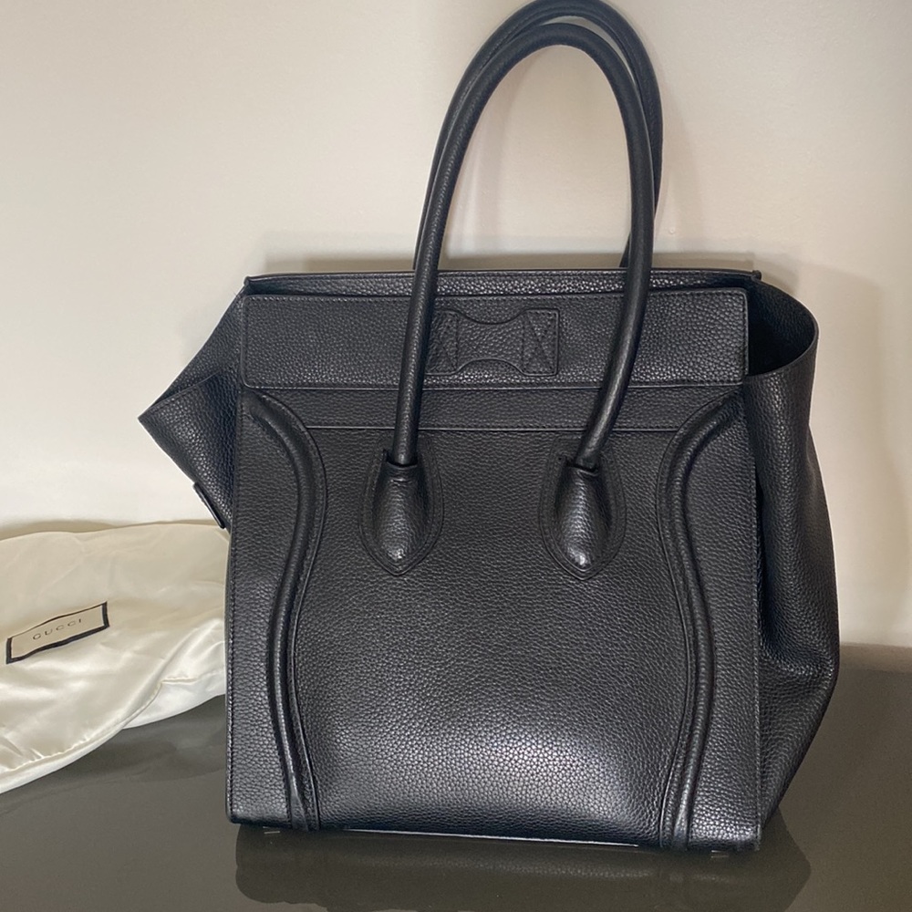Authentic Celine Micro Luggage Handbag - image 5